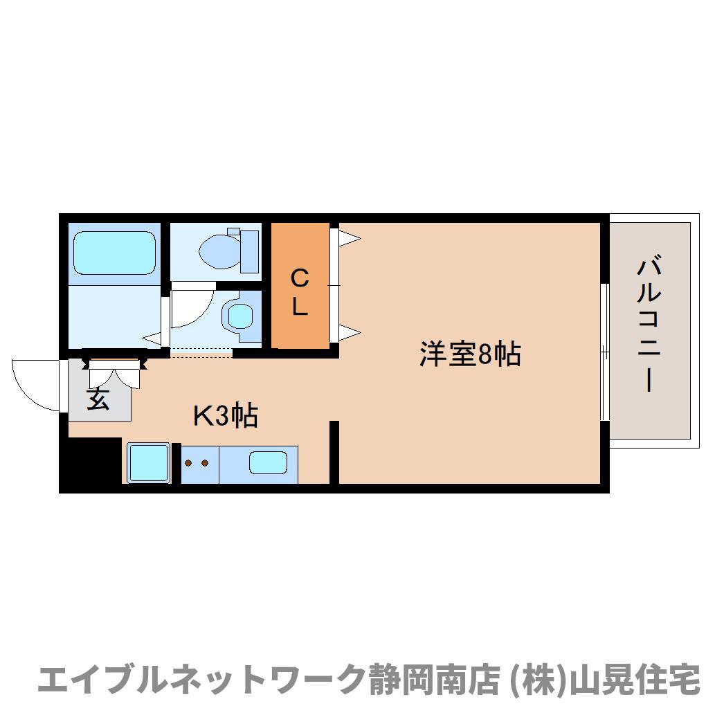 マメゾンクリタ(1K/1階)の間取り写真