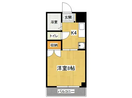 ルピナス321(1K/3階)の間取り写真