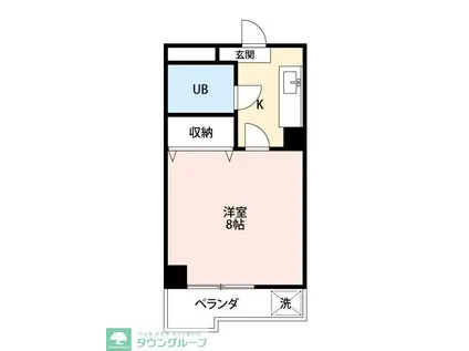 ピアハウス武蔵野(1K/3階)の間取り写真