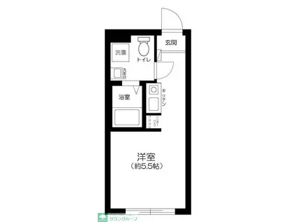 KMS COYO西日暮里(ワンルーム/3階)の間取り写真