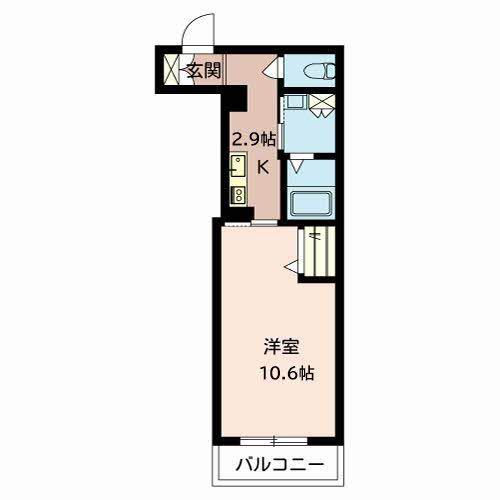 SHA MAISON LAPIS(1K/2階)の間取り写真