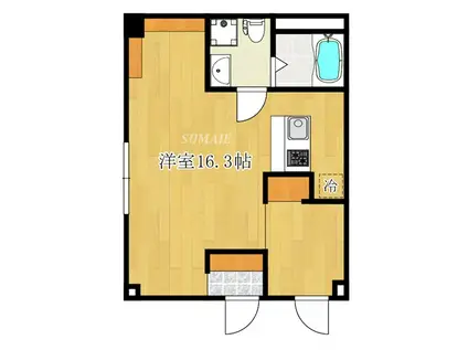 A-STONE HIGASHIJUJO(ワンルーム/3階)の間取り写真