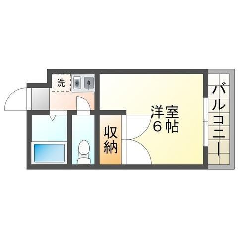MHOUSE(1K/1階)の間取り写真