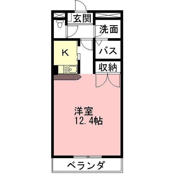 プチコパン町屋(1K/1階)の間取り写真