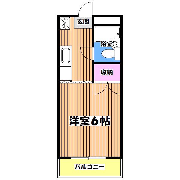 グレース・プレジオ(1K/1階)の間取り写真
