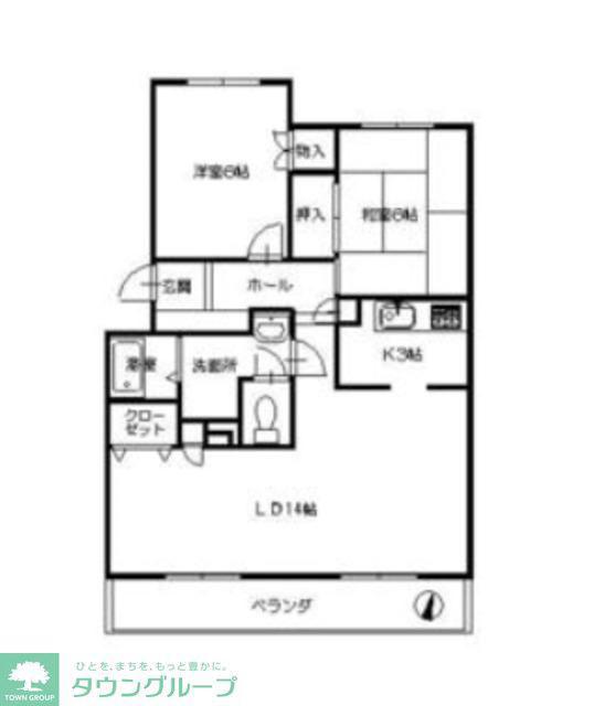 オルヒデアⅠ(3LDK/3階)の間取り写真