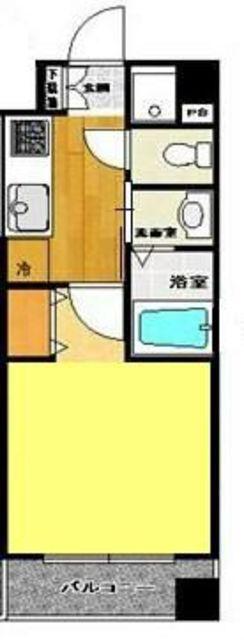 スプランドゥール(1K/2階)の間取り写真