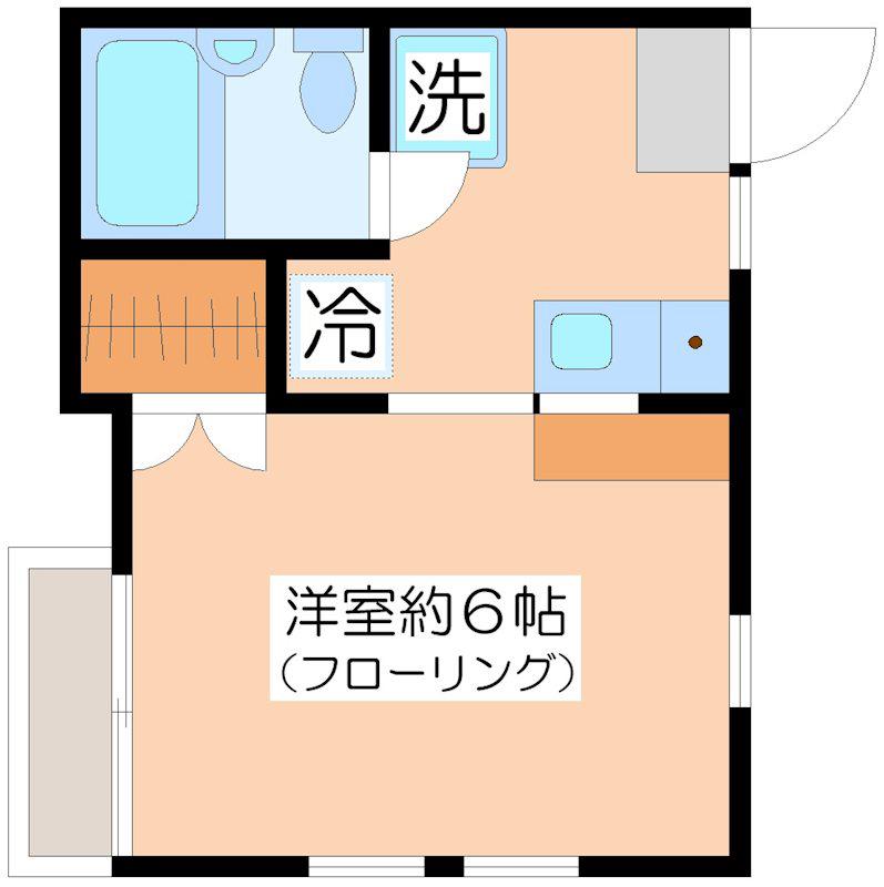 メゾンジョリ(ワンルーム/2階)の間取り写真