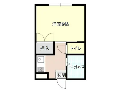 メゾン アルポルト(1K/2階)の間取り写真