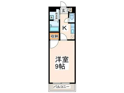 BONHOUSE(1K/3階)の間取り写真