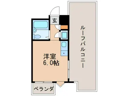 エクセランス新栄(ワンルーム/5階)の間取り写真