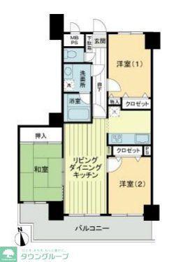 ライオンズマンション狭山第3(3LDK/10階)の間取り写真