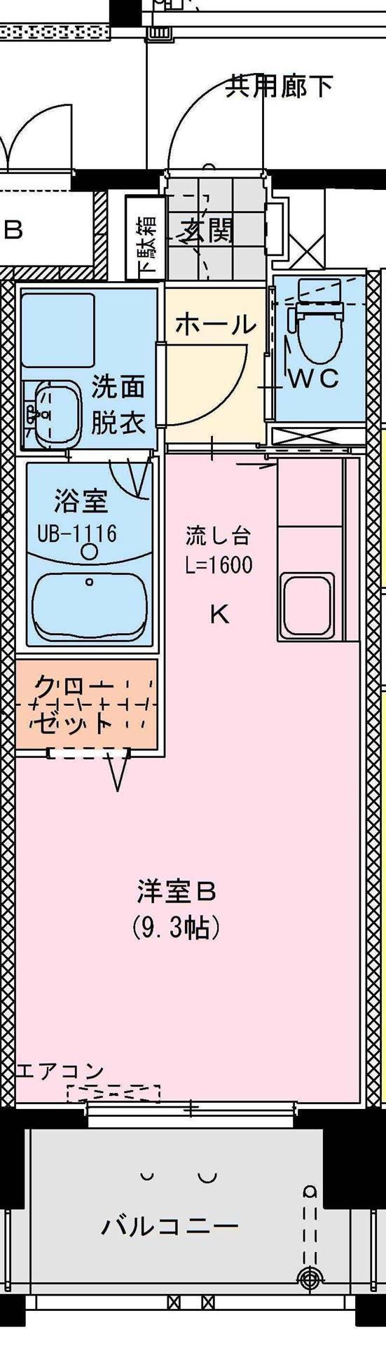 JR日豊本線 宮崎駅 徒歩12分 8階建 築10年(ワンルーム/8階)の間取り写真