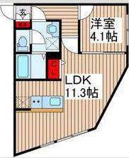 KAレジデンス上石神井(1LDK/2階)の間取り写真