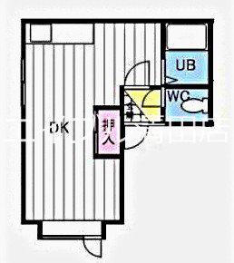 エクセレンス羊が丘(1DK/3階)の間取り写真