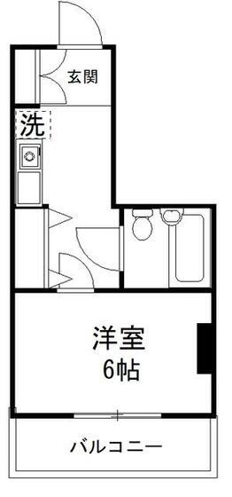 イルヴィアーレ青砥(1K/5階)の間取り写真