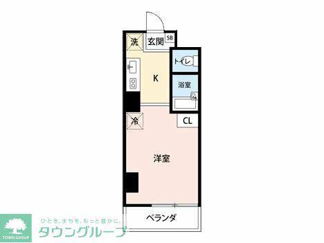 マイナビSTAY百人町(ワンルーム/5階)の間取り写真