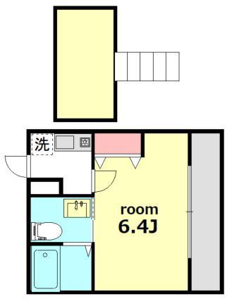 COGITO(1K/3階)の間取り写真