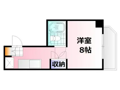 うしおマンション(ワンルーム/6階)の間取り写真