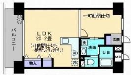 アルティザ倉敷(1LDK/3階)の間取り写真