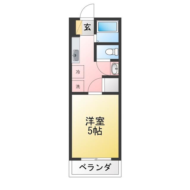 SHG262(1K/1階)の間取り写真