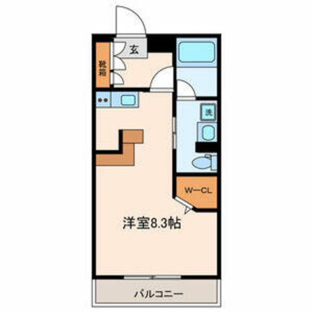 ZCO並木ビル2ND(ワンルーム/2階)の間取り写真