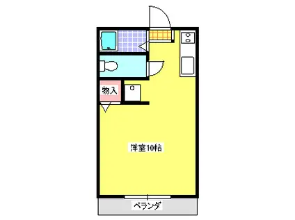 ルモンド大宮3号棟(ワンルーム/2階)の間取り写真