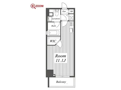 GRAND LUXE高岳(ワンルーム/3階)の間取り写真