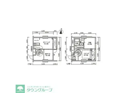 東雲キャナルコートCODAN12号棟(2DK/2階)の間取り写真