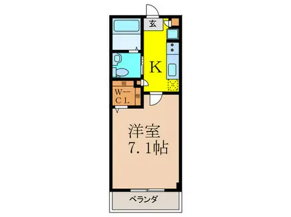 RITZ SQUARE ULTIMA(1K/3階)の間取り写真