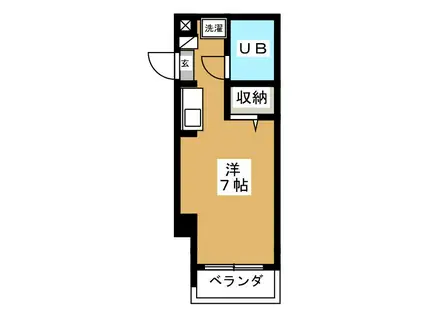 タロハウス(ワンルーム/1階)の間取り写真