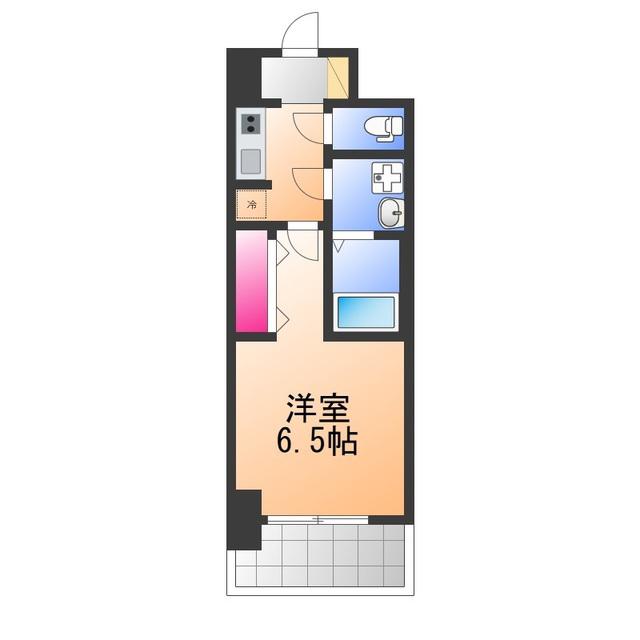 S-RESIDENCE堺ALTKLAS(1K/14階)の間取り写真