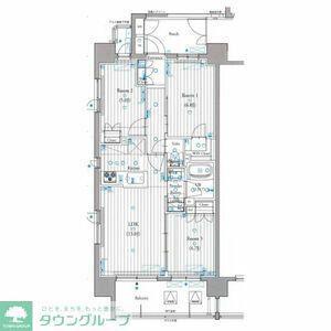 EXZA三ノ輪アヴェニール(3LDK/4階)の間取り写真