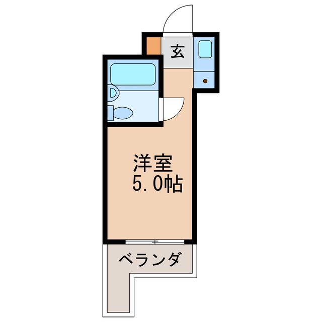 ラフィネ新栄(ワンルーム/6階)の間取り写真