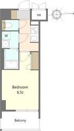 S-RESIDENCE名駅北ALESIA(1K/8階)の間取り写真