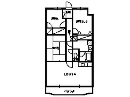 アヴニール愛野(3LDK/3階)の間取り写真