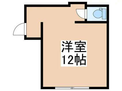 コートM・T・K(ワンルーム/1階)の間取り写真