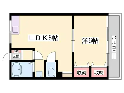 長田コーポ(1LDK/3階)の間取り写真