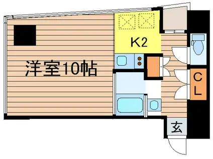 ACCUMN(ワンルーム/4階)の間取り写真