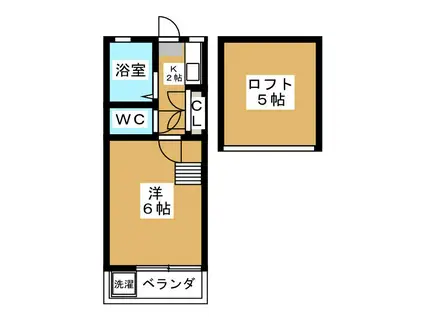 IMG CO-PO 6(1K/1階)の間取り写真