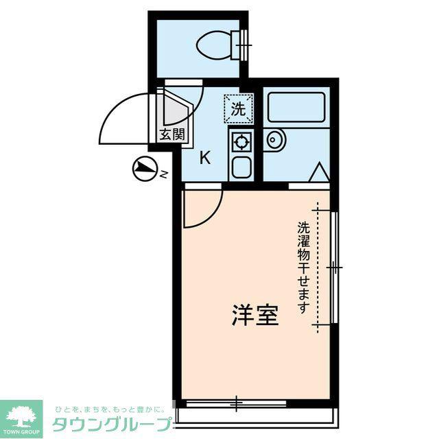 87HOUSE(1K/2階)の間取り写真