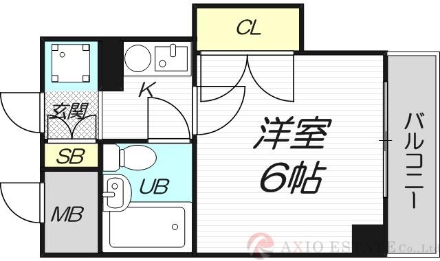 マンションL&L(1K/3階)の間取り写真