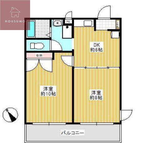 オークグレイス吉田(1K/3階)の間取り写真