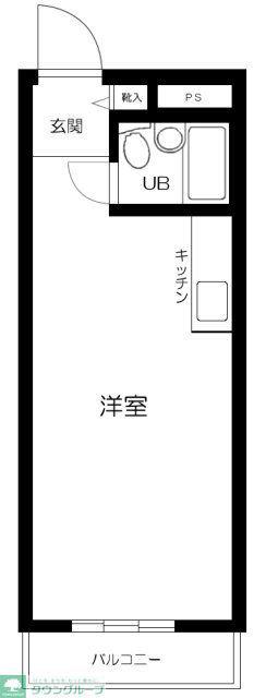 ジェイパーク桜台(ワンルーム/3階)の間取り写真