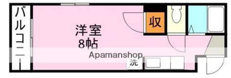 アビターレ新屋敷(ワンルーム/5階)の間取り写真