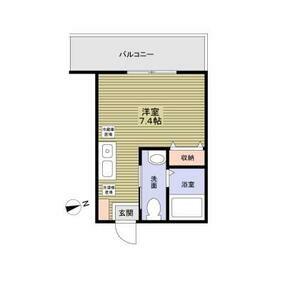 α PARKS イースト(ワンルーム/3階)の間取り写真