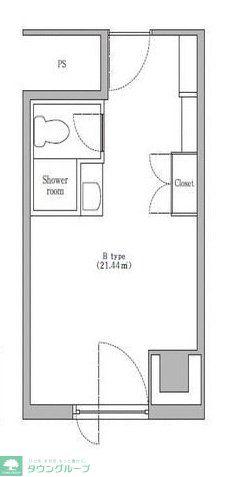 エルプレイス隅田 東棟(ワンルーム/3階)の間取り写真