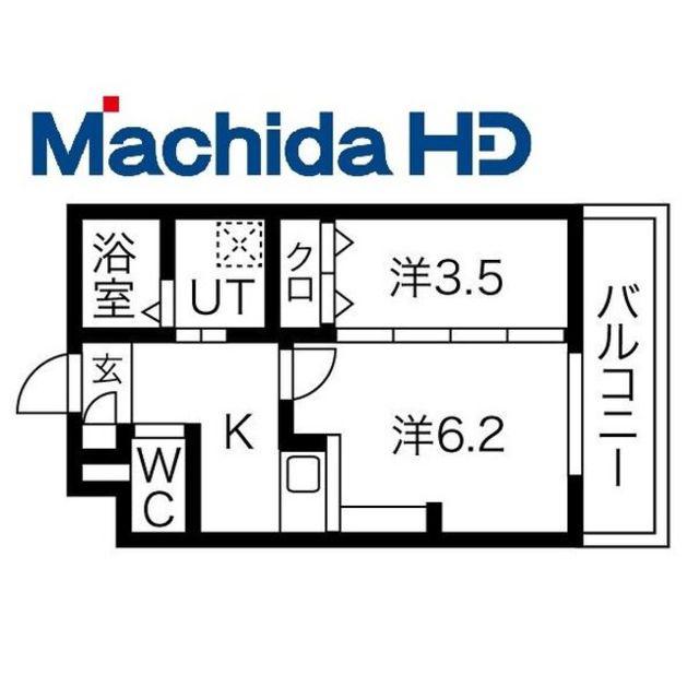 ジーイーシス(2K/1階)の間取り写真