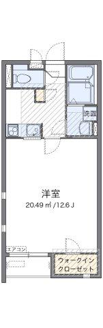 ミランダサンドエル II(1K/2階)の間取り写真