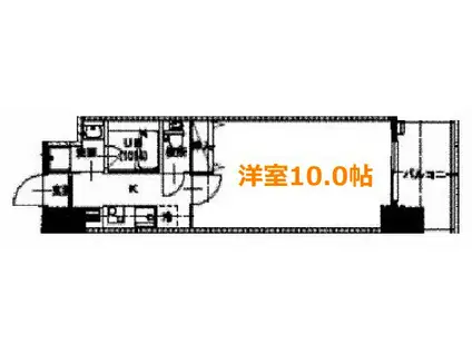 ウイング宝町ファイブ(1K/7階)の間取り写真